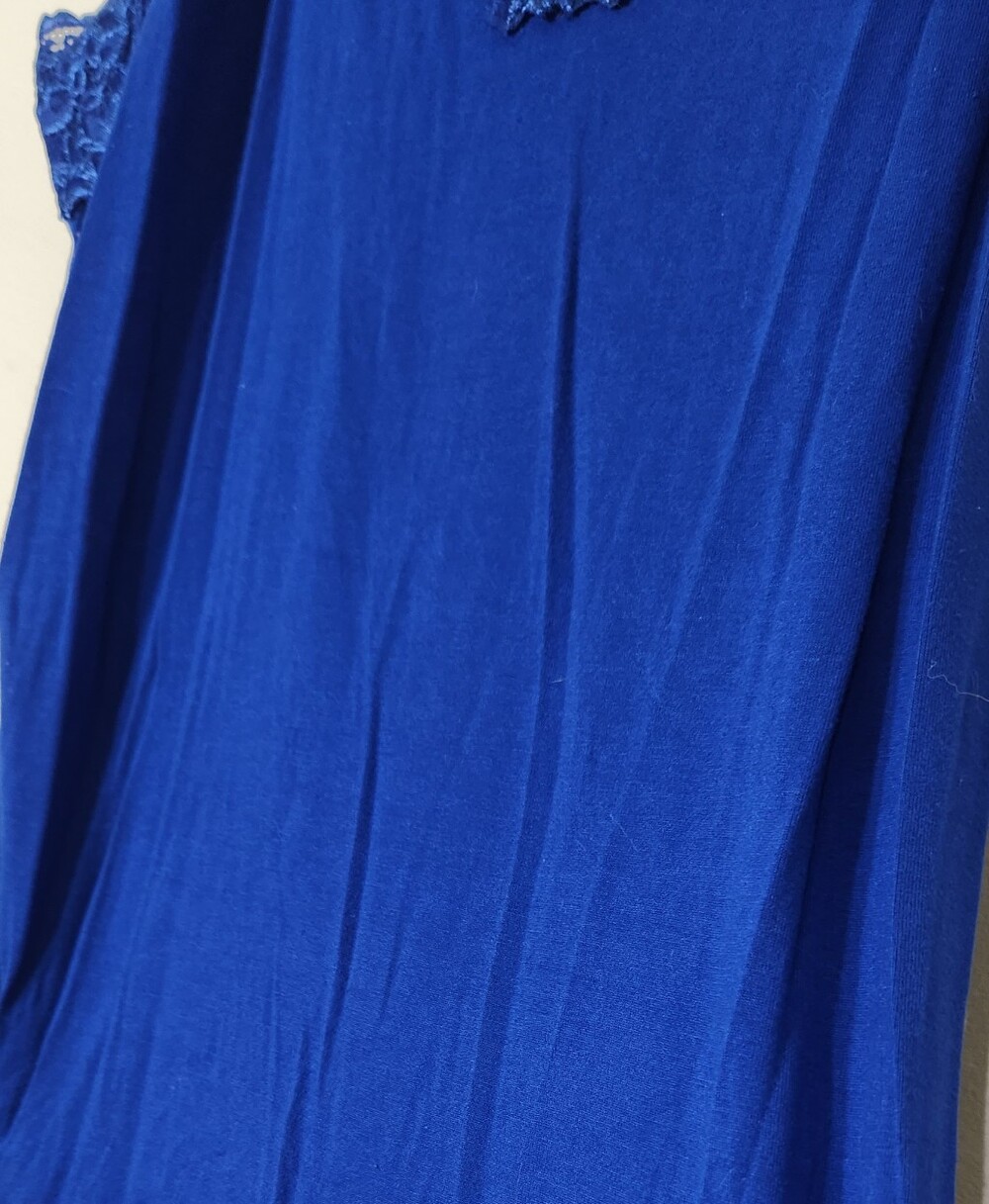 💙💙Lace-Trim Cami Tank Top💙💙 - Royal Blue. Lane Bryant 14/16. - Picture 5 of 13